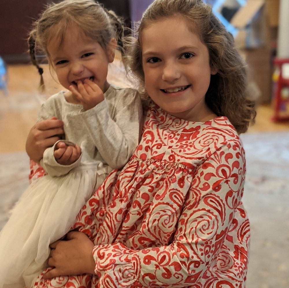 Kelly's Kids Kayla babydoll dress 10/12 paisley